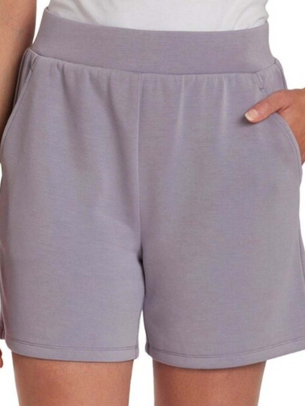 Luxe Shorts 5" Inseam Grey - LazyPants - Size L